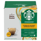 STARBUCKS Blonde Espresso Roast Coffee Pods by NESCAFE Dolce Gusto   12 per pack GOODS M&S