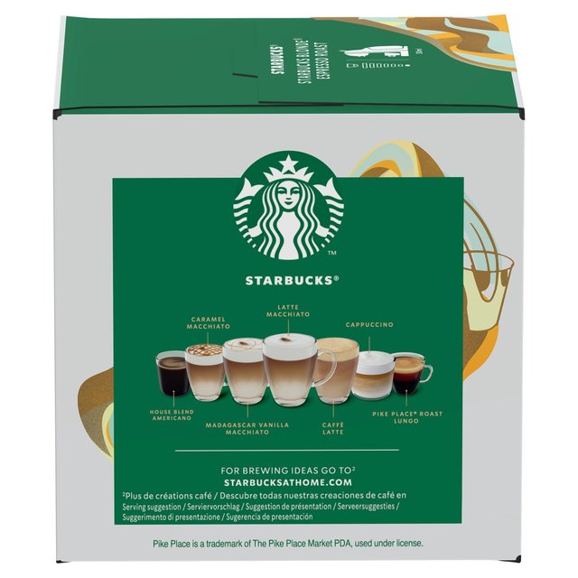 STARBUCKS Blonde Espresso Roast Coffee Pods by NESCAFE Dolce Gusto   12 per pack GOODS M&S