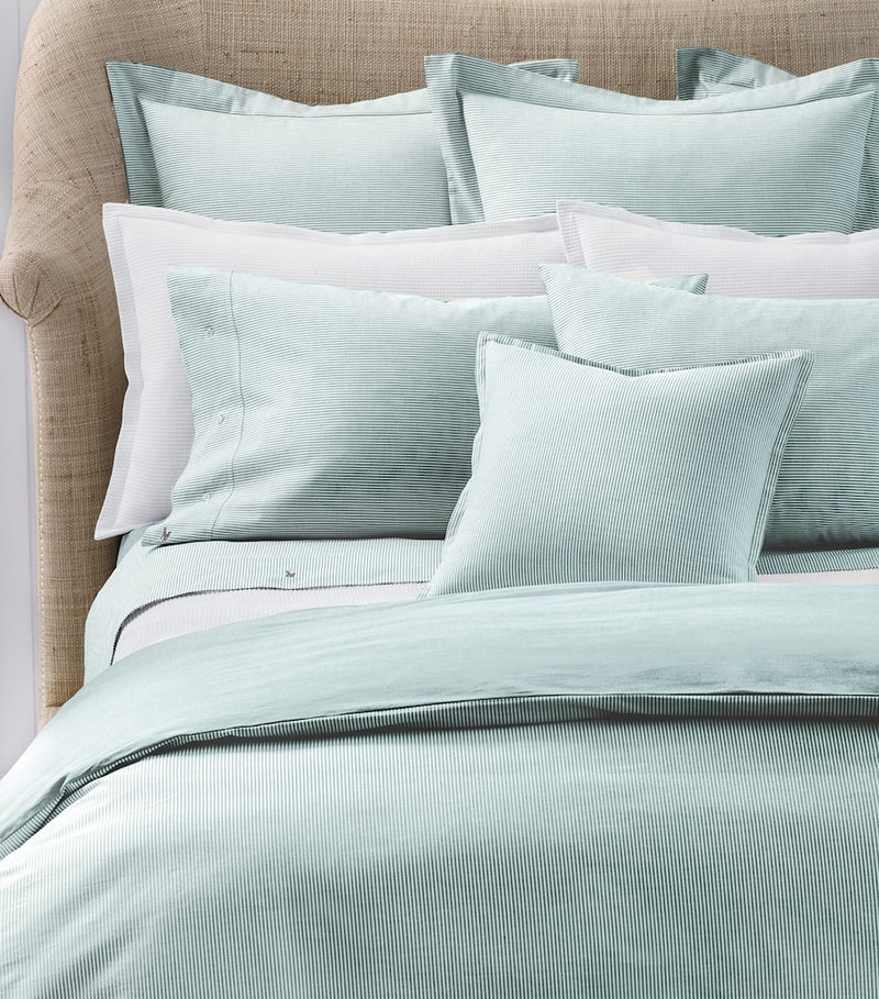 Ralph Lauren Oxford Evergreen Super King duvet cover, imported from the UK