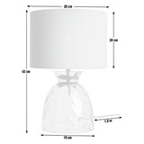 Habitat Vanern Dimple table lamp 42cm - British product