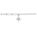 Olivia Burton silver celestial north star chain bracelet, imported from the UK