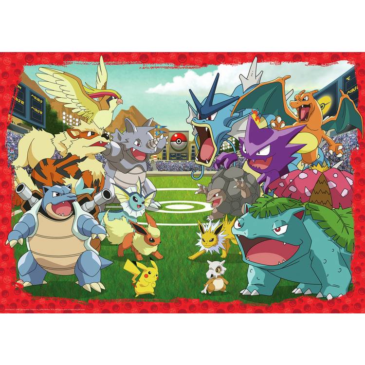 Ravensburger Pokémon Showdown jigsaw puzzle 1000 pieces (British brand)