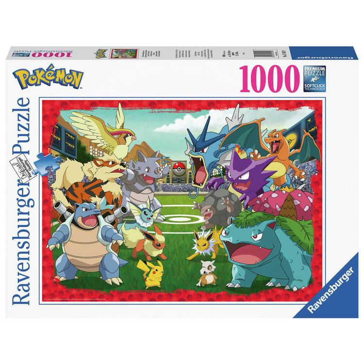 Ravensburger Pokémon Showdown jigsaw puzzle 1000 pieces (British brand)