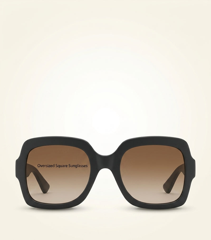Gucci tortoiseshell sunglasses oversized gold-tone logo, UK version