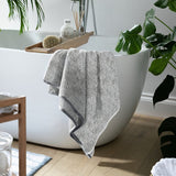 Habitat black marl bath towel 130x70cm (British brand)