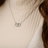 Olivia Burton silver interlink necklace - British product