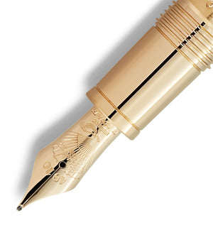 Limited Edition Fountain Pen with Olive Wood Body and Sterling Silver Tip