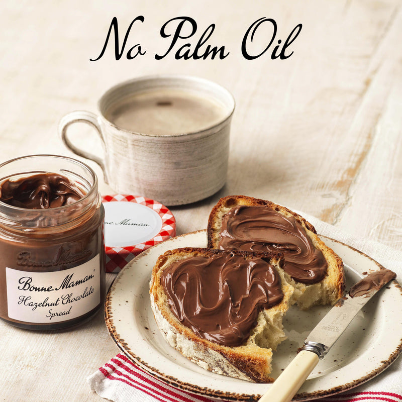 Bonne Maman hazelnut chocolate spread 250g, imported from the UK