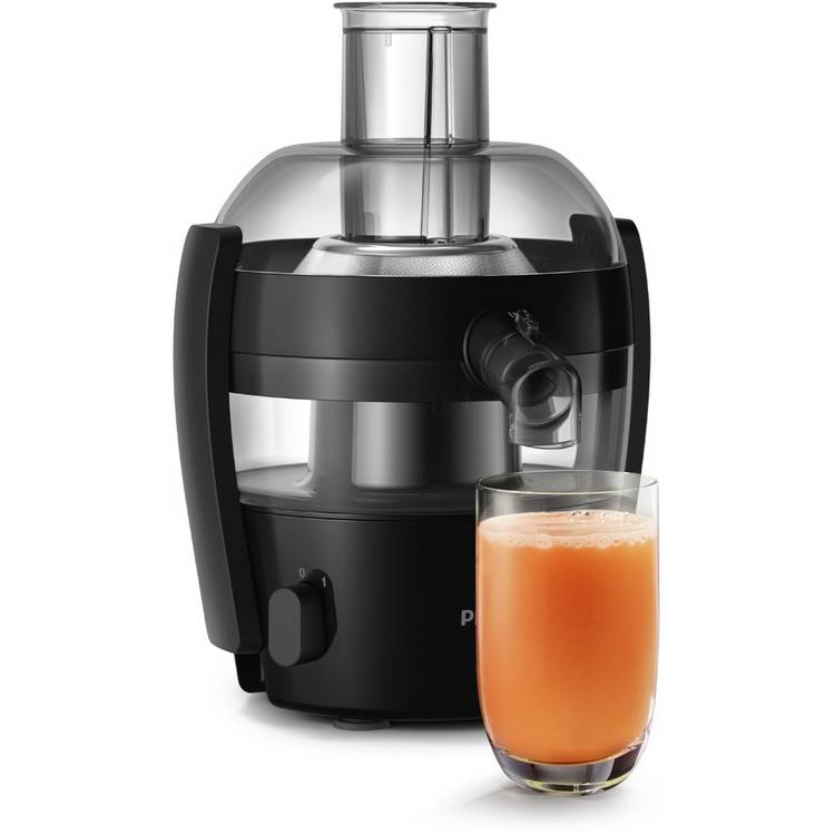 Philips compact juicer black with 1.5 litre capacity - British product