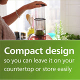 Philips compact juicer black with 1.5 litre capacity - British product