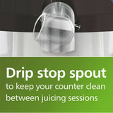 Philips compact juicer black with 1.5 litre capacity - British product