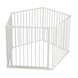 Scandinavian pet pen with wall fittings white, UK version