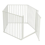 Scandinavian pet pen with wall fittings white, UK version