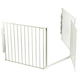 Scandinavian pet pen with wall fittings white, UK version
