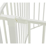 Scandinavian pet pen with wall fittings white, UK version