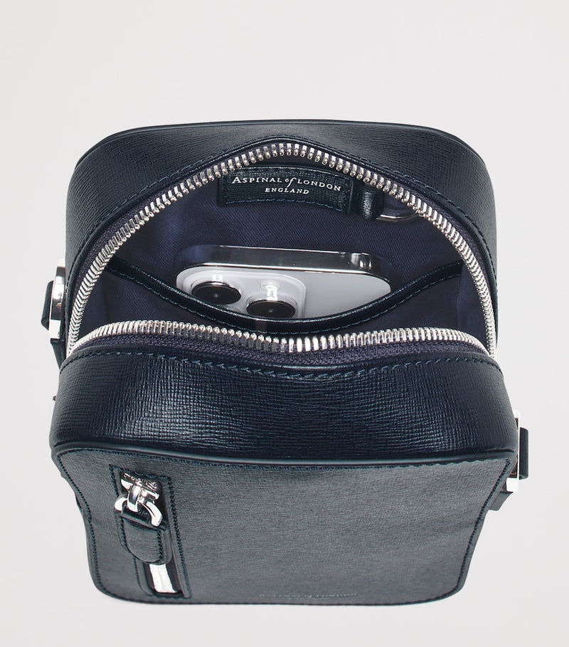 Aspinal of London leather cross-body bag, imported from the UK