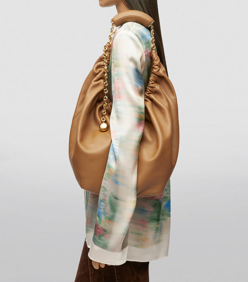 LOEWE Squeeze top-handle nappa lambskin bag - British product