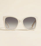 Gucci oversized square sunglasses with graduated acetate lenses - British product