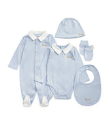 Harrods Harrods Pima Cotton Jersey Baby Gift Set 0-18 Months- Buy online at McGrocer