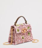Valentino Garavani mini sequinned VSLING top-handle bag (British brand)