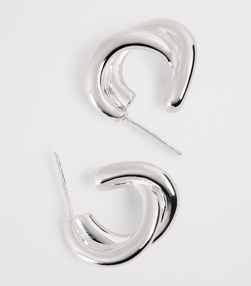 LIÉ STUDIO Diana hoop earrings 1.5cm, imported from the UK