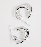 LIÉ STUDIO Diana hoop earrings 1.5cm, imported from the UK