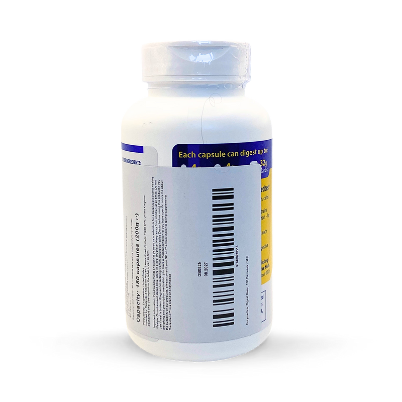 Enzymedica Digest Basic enzyme supplement 180 capsules, imported from the UK