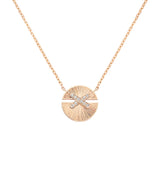 Harrods Chaumet Small Rose Gold and Diamond Jeux de Liens Harmony Pendant Necklace- Buy online at McGrocer