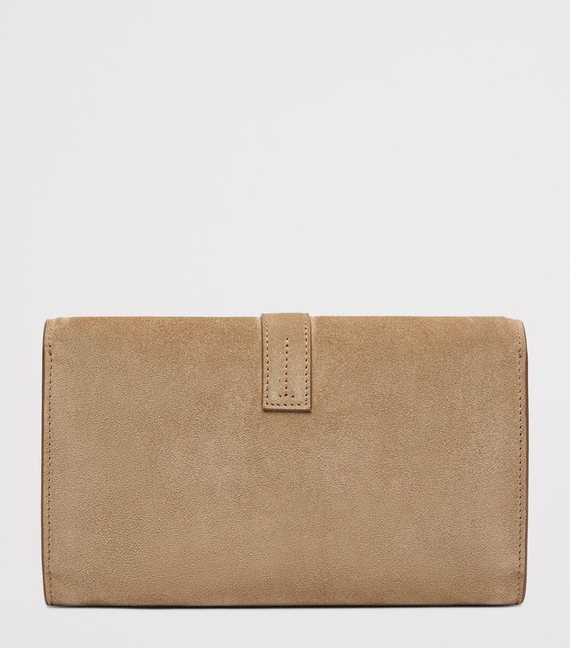 TOM FORD suede wallet with strap, UK version