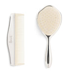 Harrods silver-plated brush and comb set in gift box - British product