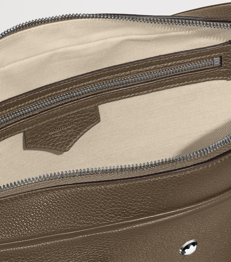 Montblanc medium grained leather document case - British product