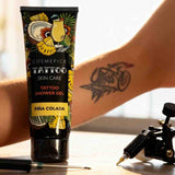 COSMEPICK Tattoo Shower Gel Pina Colada 2x200ml (British brand)