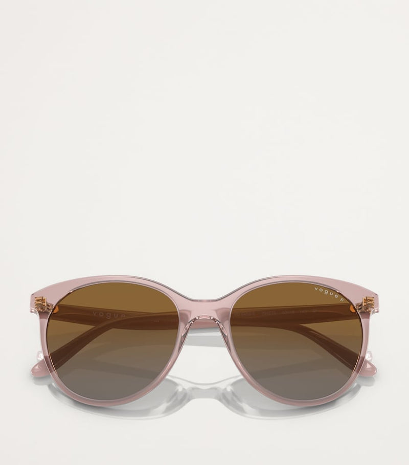 Vogue acetate round sunglasses with UV protection (British brand)