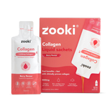 Holland & Barrett Zooki Marine Collagen 5,000mg Berry Flavour Liquid Collagen Supplement 30 Sachets- Buy online at McGrocer