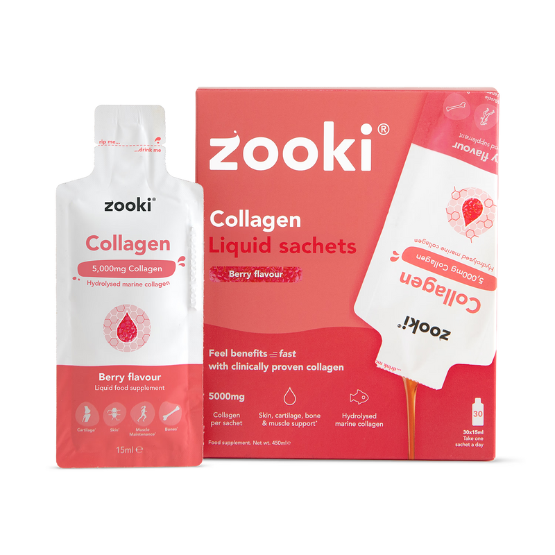 Zooki Marine Collagen Berry Flavour 30 Sachets - British product