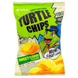 Orion turtle chips sweet corn flavour large pack, UK version