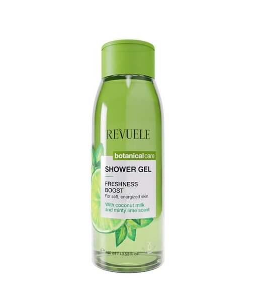 Revuele Botanical Care Freshness Boost Shower Gel, imported from the UK