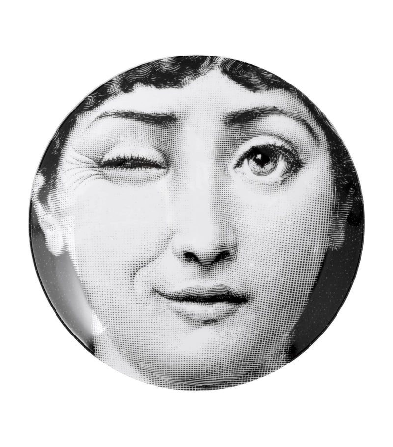 Fornasetti Tema e Variazioni No. 130 wall plate 26cm - British product