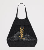 Saint Laurent Maxi Icare raffia tote bag (British brand)