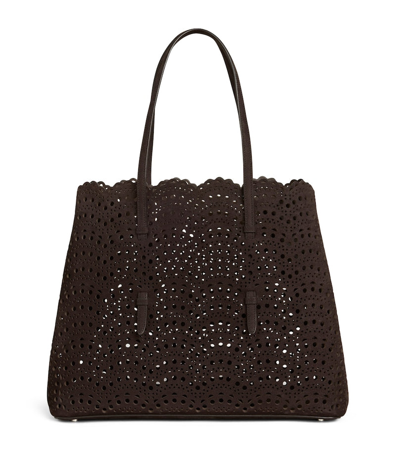 Alaïa Mina Vienne top handle leather bag medium, imported from the UK