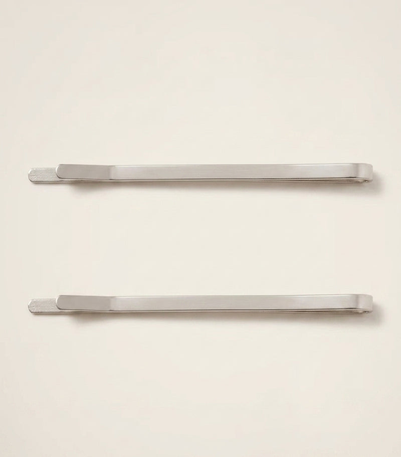 Prada hair clips set of 2 brass enamel, imported from the UK