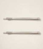 Prada hair clips set of 2 brass enamel, imported from the UK