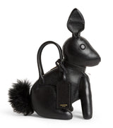 Harrods Thom Browne Leather Rabbit Top-Handle Bag- Buy online at McGrocer