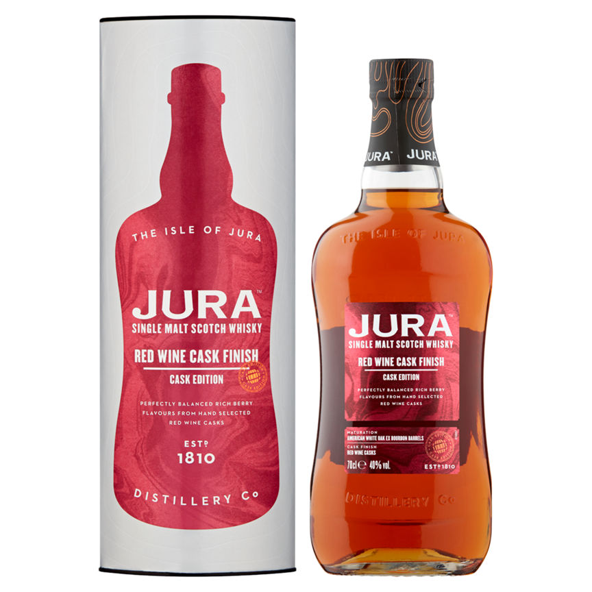 Jura Red Wine Cask Edition Single Malt Scotch Whisky - McGrocer