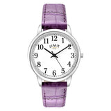 Argos Limit Ladies Purple Faux Leather Strap Watch- Buy online at McGrocer