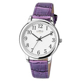 Limit ladies watch purple faux leather strap, UK version