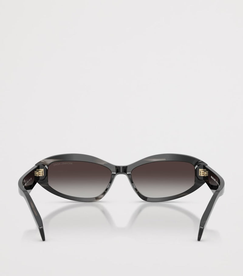 Michael Kors Wilmington acetate sunglasses gold logo, imported from the UK