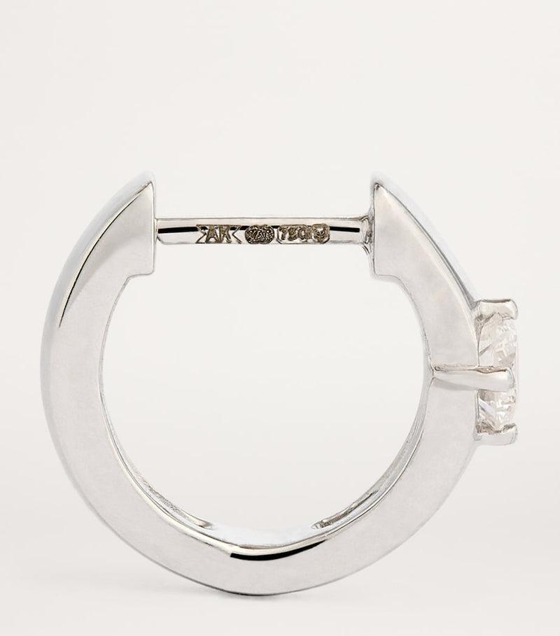 Anita Ko white gold diamond huggie earrings - British product