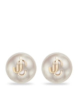 Harrods Jimmy Choo JC Logo Stud Earrings- Buy online at McGrocer