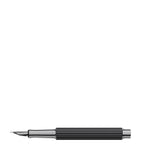 Graf von Faber-Castell ebony wood bloom fountain pen, UK version